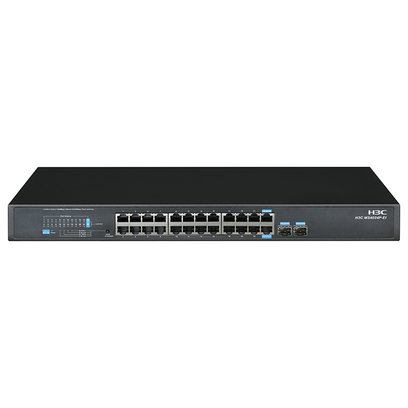 H3C MS4024P-EI 24电+2个上行千兆光口无管理安防交换机
